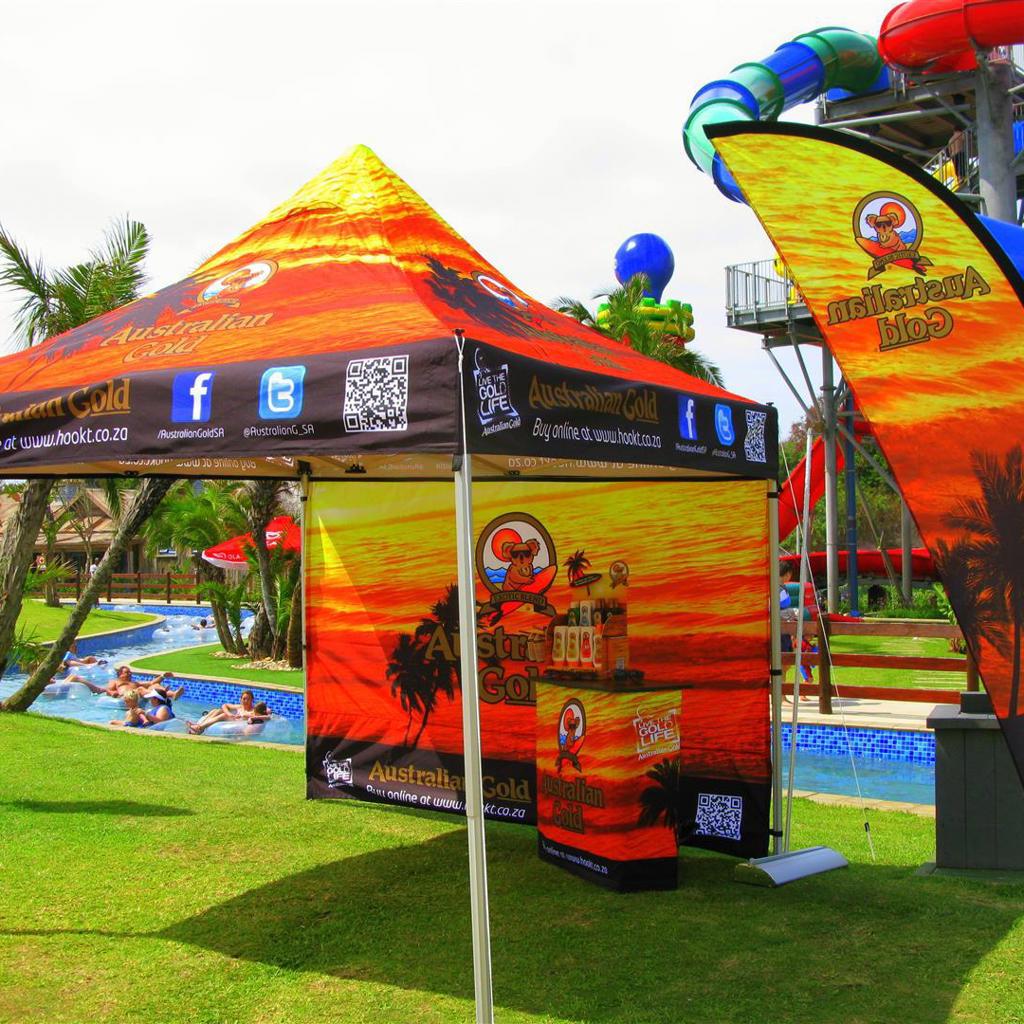 3m x 3m Alu Gazebo view 2